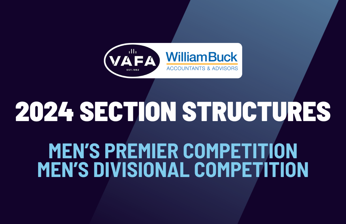 2024 Men’s Premier & Divisional competition structure