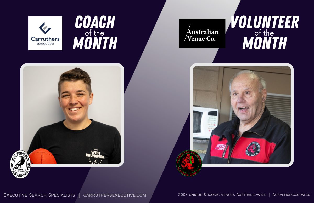 August Volunteer and Coach of the Month Awards
