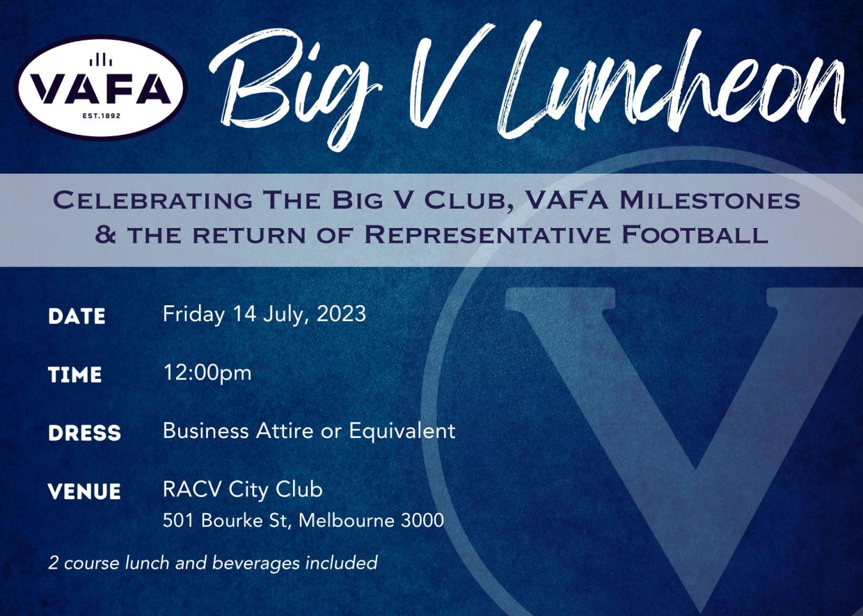 Join us for the 2023 Big V Lunch