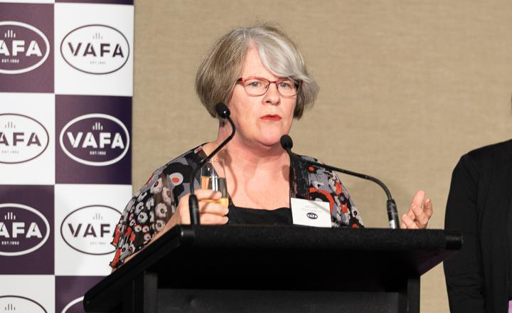 Joan Eddy named 2019 AFL Football Woman of the Year