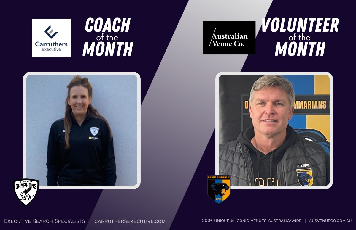 July Volunteer and Coach of the Month Awards