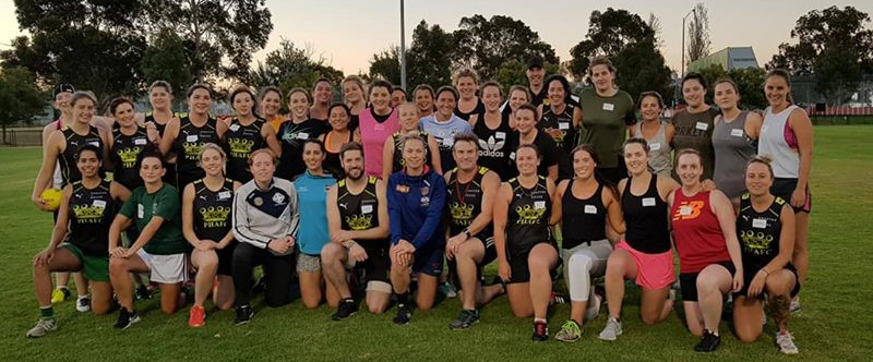 AFLW’s Duryea drops in to teach Power House women