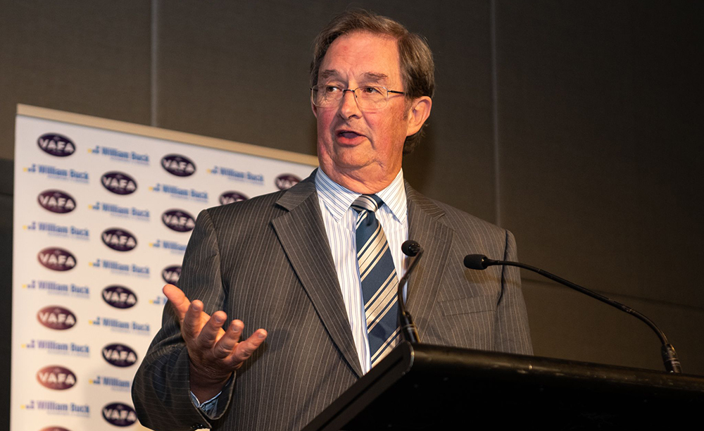 Peter Nash inducted as VAFA Life Member