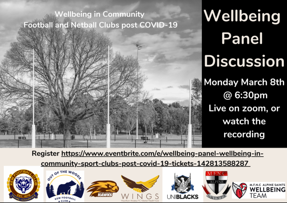 VAFA Clubs come together for ‘Wellbeing in Community Sport’ Panel Discussion