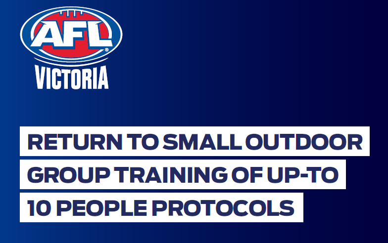 AFL Victoria Return to Training (RTT) Protocols