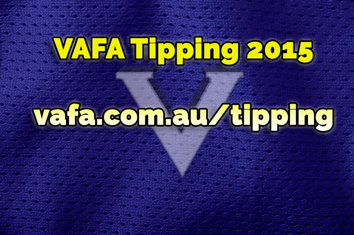 VAFA Tipping is back in 2015