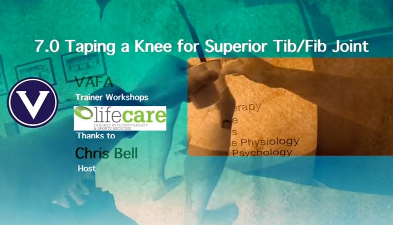 Taping Techniques – Knee Superior Tib-Fib Joint