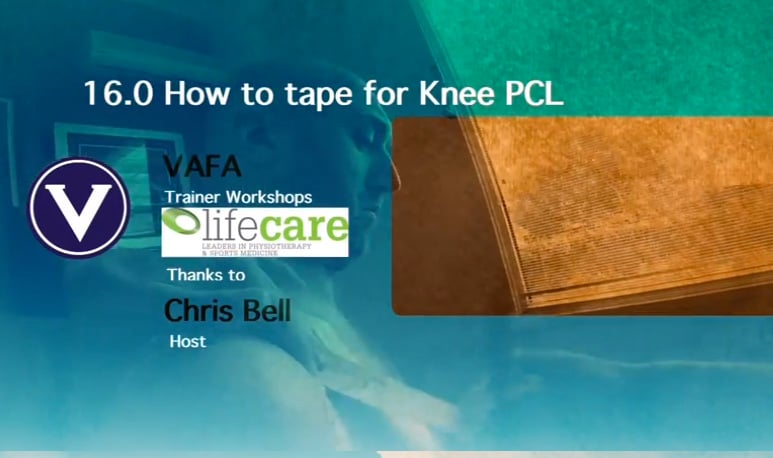 Taping Techniques – Knee PCL