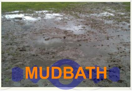 GAMES MOVED: MUD ANKLE-DEEP AT CENTRAL