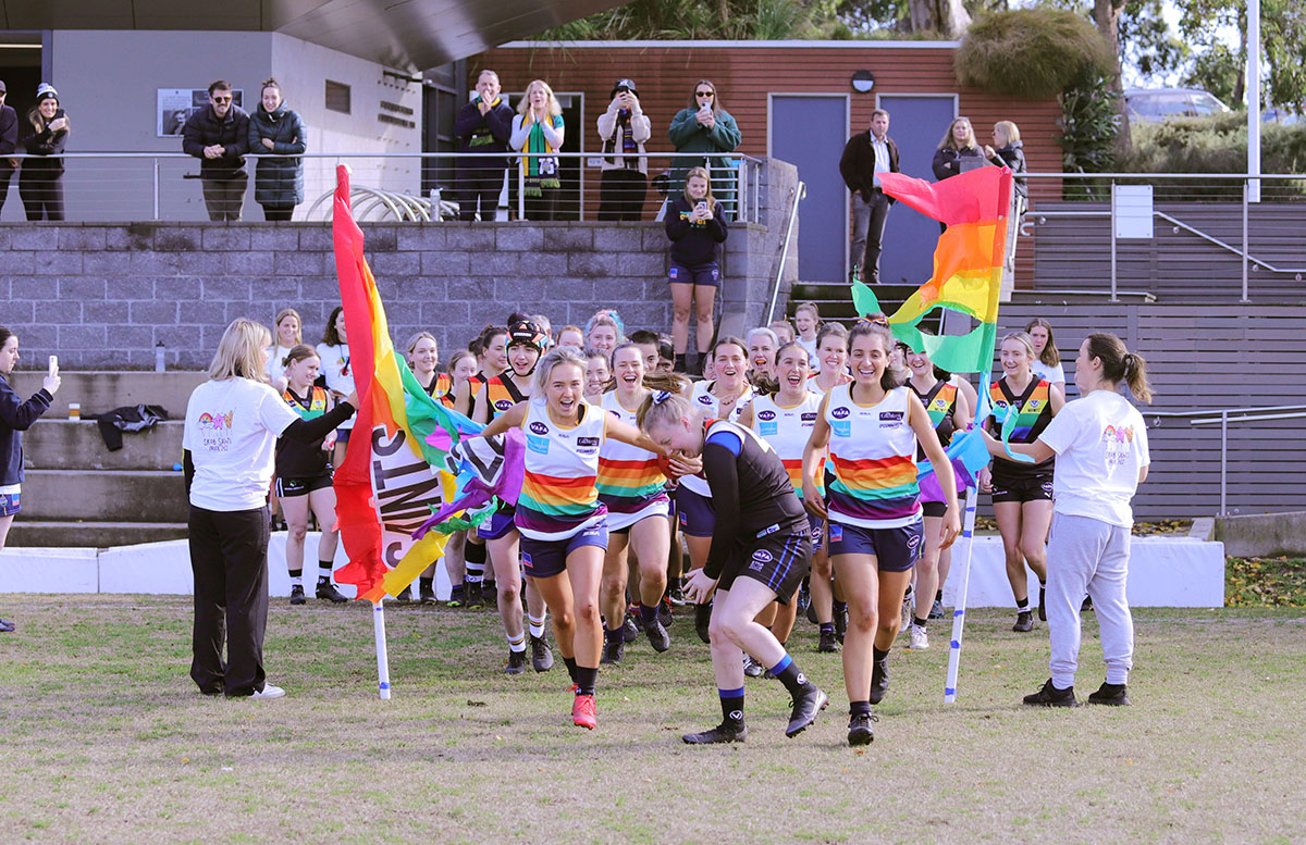 VAFA community spirit shines through in St Kevin’s inaugural Pride Game