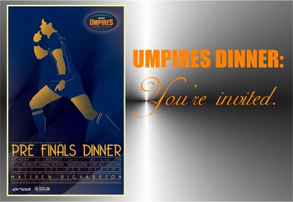 UMPIRES DINNER