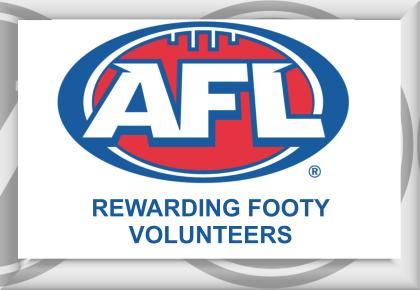 AFL VOLUNTEER RECOGNITION AWARD
