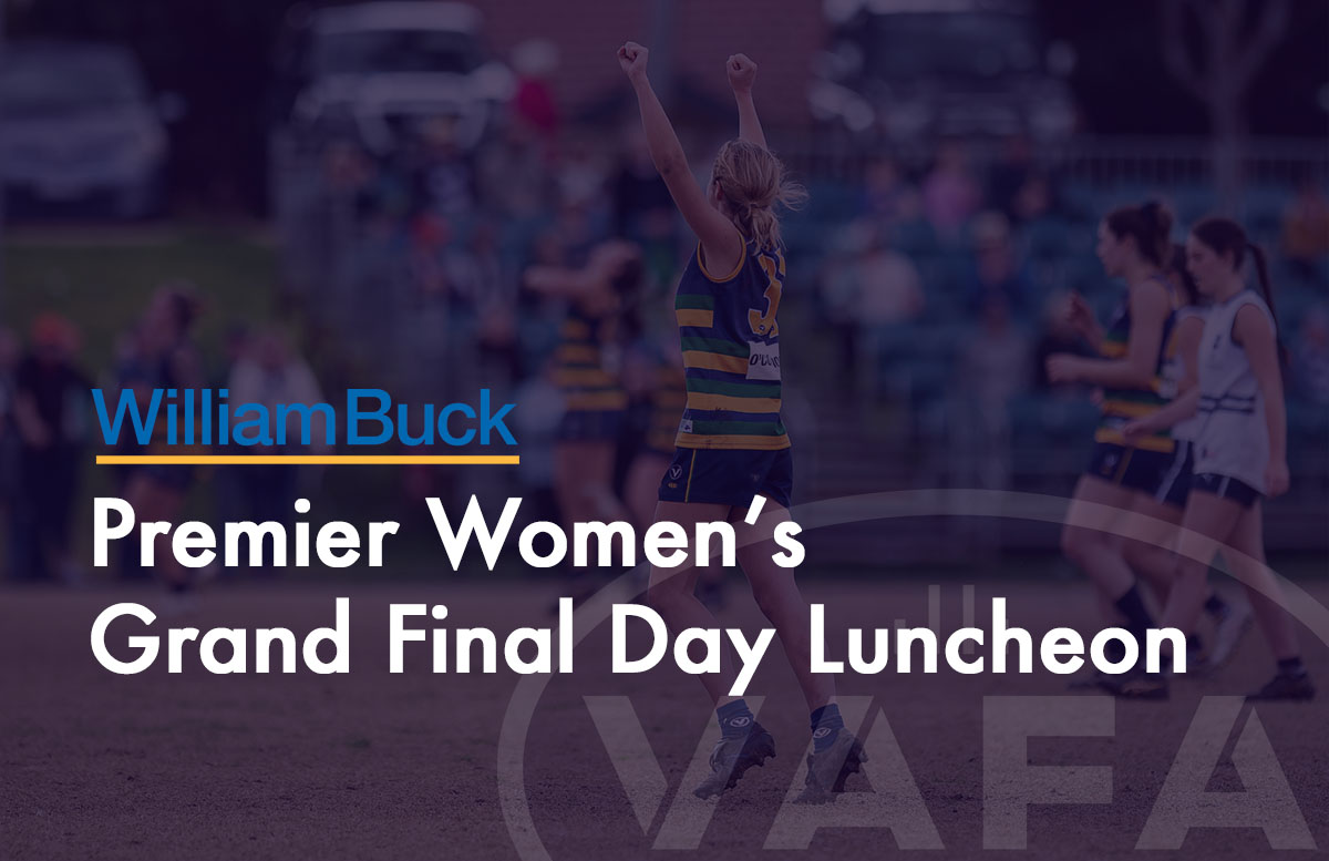 William Buck Premier Women’s Grand Final Luncheon