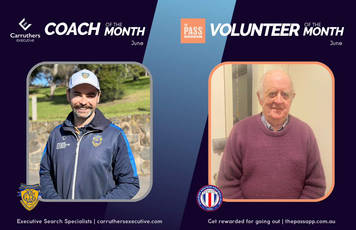 June Volunteer and Coach of the Month Awards