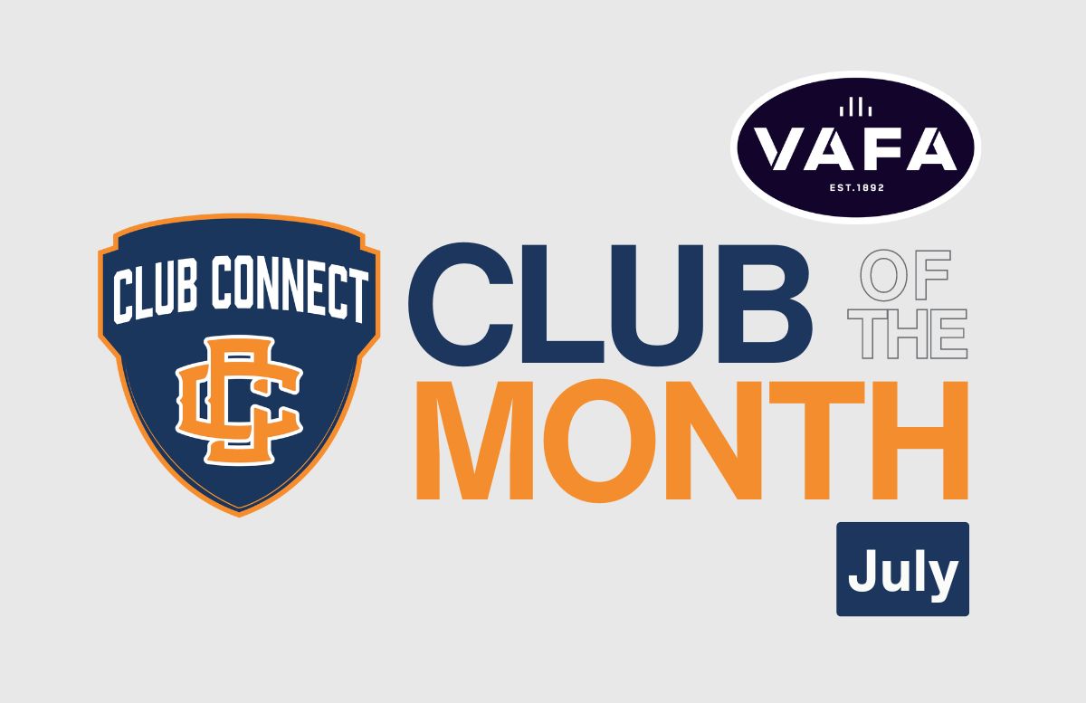 VAFA Club Connect Club of the Month – July