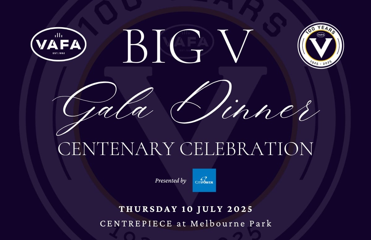 Final Chance to secure Big V Gala Dinner Tickets