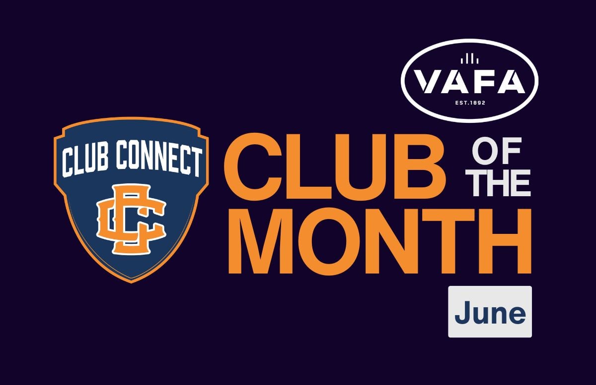 VAFA Club Connect Club of the Month – June